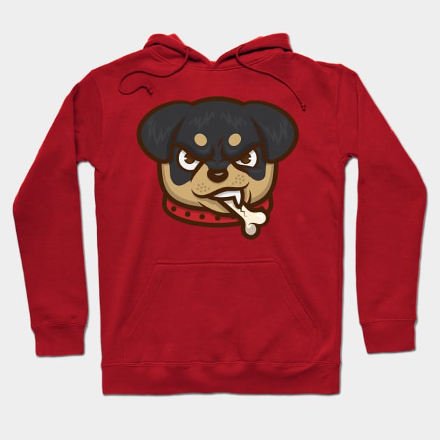 Rottie Pupper Hoodie by JenniferSmith